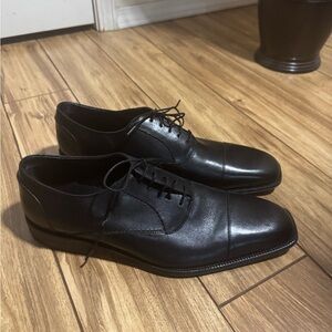 Banana Republic Black Leather Oxfords